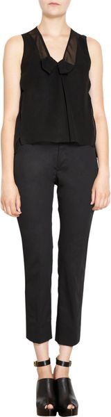 Jil Sander Bow Neck Tank - Lyst