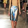Jonathan Saunders  Silver and Black Clark Skirt in Silver (silver/black) - Lyst
