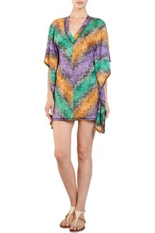 Missoni Metallic Zig Zag Caftan - Lyst