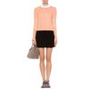Miu Miu Cropped Cashmere Pullover in Pink - Lyst