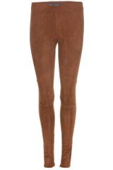 Ralph Lauren Suede Leggings