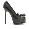 Yves Saint Laurent Tribtoo 105 Tasseled Platform Loafers in Black (nero) - Lyst