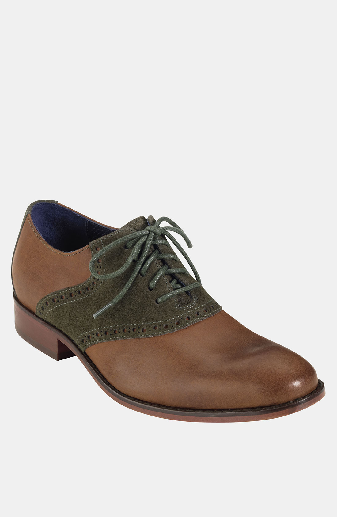 Cole Haan Air Colton Saddle Oxford in Brown for Men