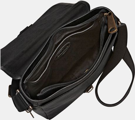 Fossil Estate City Crossbody Bag in Black for Men