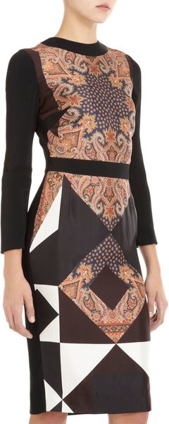 Givenchy Printed Front Dress - Lyst