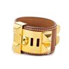 Hermes Hermes Barenia Collier De Chien Cuff in Brown - Lyst