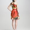 Oscar De La Renta Tulip print Aline D in Red (carnation) - Lyst