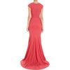 Zac Posen Sweetheart Neck Gown in Pink (cherry) - Lyst