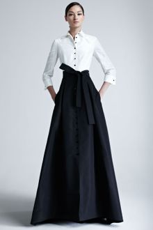 Carolina Herrera Taffeta Gown - Lyst