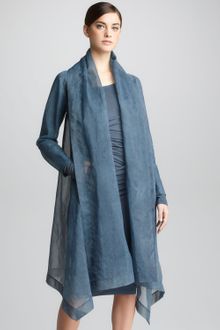 Donna Karan New York Organza Clutch Coat - Lyst