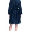 Valentino  Mikado Long Sleeve Tunic Dress in Blue (blu) - Lyst