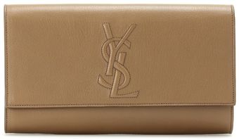 Yves Saint Laurent Belle De Jour Leather Clutch - Lyst