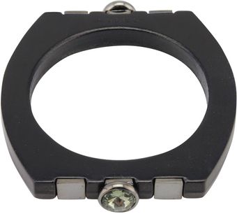 Amen Leather Bangle with Chain - Lyst