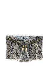 Asos Double Tassel Zip Clutch