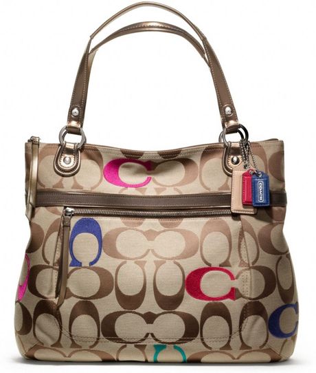 coach glam tote