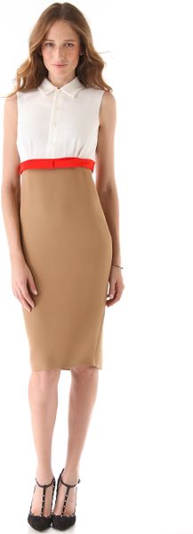 Dsquared2 Babette Dress in Brown (camel) - Lyst