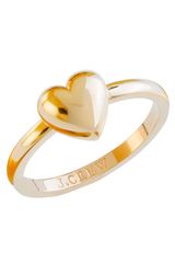 J.Crew Gold Heart Ring
