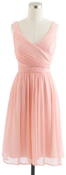 J.Crew Heidi Dress in Silk Chiffon - Lyst