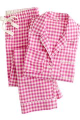 J.Crew Pajama Set in Flannel Gingham