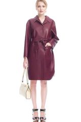 Marni Oversized Leather Coat