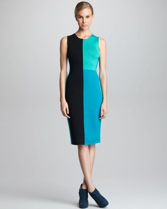 Narciso Rodriguez Colorblock Knit Sheath D - Lyst