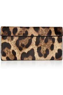 Alaïa Leopardprint Calf Hair Clutch - Lyst