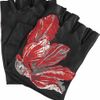 Alexander Mcqueen Cutaway Embroidered Leather Gloves in Black - Lyst