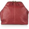 Alexander Mcqueen De Manta Textured leather Cosmetics Case in Red (cherry) - Lyst