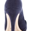 Alice + Olivia Dina Suede Pumps in Blue (midnight) - Lyst
