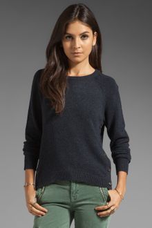 Autumn Cashmere Hi Lo Side Button Sweater - Lyst