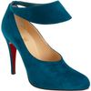 Christian Louboutin Suede Miss Zorra in Blue (peacock) - Lyst