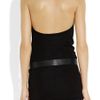 Donna Karan New York Hookfastening Leather Belt in Black - Lyst