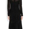 Emilio Pucci Appliquéd Silkchiffon Dress in Black - Lyst