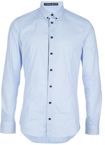 Frankie Morello Striped Shirt - Lyst