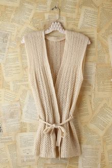 Free People Vintage Knitted Sweater Vest - Lyst