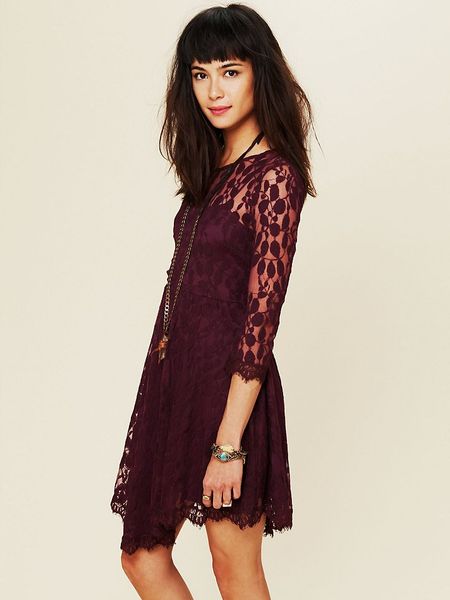 free people plum dress