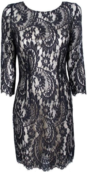 Lover Serpent Fitted Lace Dress - Lyst