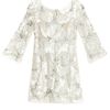 Marchesa Fully Beaded Pearl Tunic in White (pearl) - Lyst