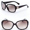 Michael Kors Square Logo Sunglasses in Black (grey) - Lyst