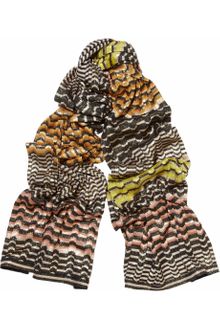 Missoni Zigzag Crochet Knit Scarf - Lyst