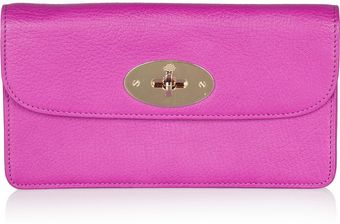 Mulberry Textured Leather Wallet - Lyst
