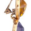 Oscar De La Renta 24karat Goldplated Cabochon Clip Earrings in Gold - Lyst