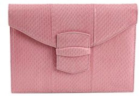 Oscar De La Renta Small Envelope Grafton Clutch in Pink - Lyst