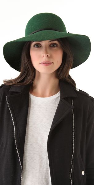 Rag & Bone Dunaway Hat in Green (forest) - Lyst