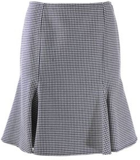 Versace Versace Skirt in Blue (navy/wht) - Lyst