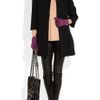Yves Saint Laurent Chyc Cashmerelined Suede Gloves in Purple - Lyst