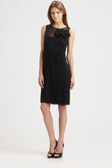 Akris Punto Lasercut Frill Dress - Lyst