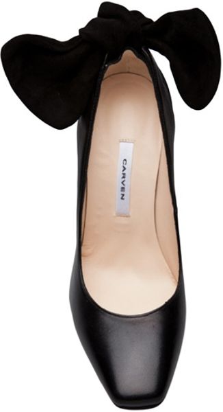 pumps with bow on back