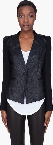 Helmut Lang Black Magma Blazer in Black - Lyst
