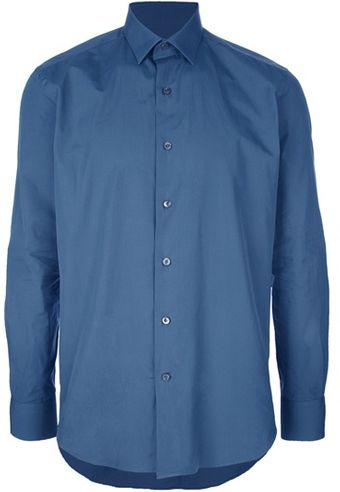Lanvin Small Collar Shirt - Lyst